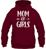 Mom Of Girls Family Shirt Unisex Heavyweight Pullover Hoodie