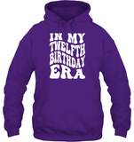 In My Twelfth Birthday Era  Birthday Shirt Unisex Heavyweight Pullover Hoodie