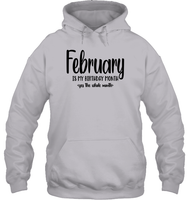 February Birthday Month Unisex Heavyweight Pullover Hoodie