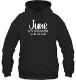 June Birthday Month Unisex Heavyweight Pullover Hoodie
