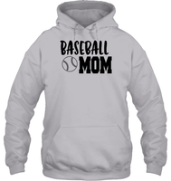Baseball Mom Shirt Unisex Heavyweight Pullover Hoodie With Baseball