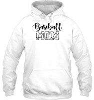 Baseball Mom Shirt Unisex Heavyweight Pullover Hoodie With Baseball Stripes