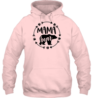 Mama Bear Family Shirt Unisex Heavyweight Pullover Hoodie