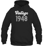 1948 Retro Vintage Birth Year Blast Unisex Heavyweight Pullover Hoodie