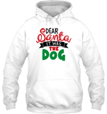 Funny Christmas Shirt  Dear Santa It Was The Dog Shirt For Kids