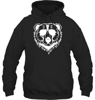 Cool Grizzly Bear Shirt Unisex Heavyweight Pullover Hoodie