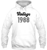 1988 Retro Vintage Birth Year Blast Unisex Heavyweight Pullover Hoodie