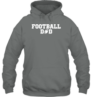 Football Dad Shirt - The Ultimate Game Day Essential Unisex Heavyweight Pullover Hoodie