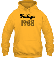 1988 Retro Vintage Birth Year Blast Unisex Heavyweight Pullover Hoodie