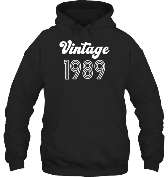 1989 Retro Vintage Birth Year Blast Unisex Heavyweight Pullover Hoodie