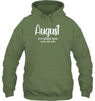 August Birthday Month Unisex Heavyweight Pullover Hoodie