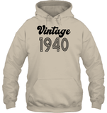 1940 Retro Vintage Birth Year Blast Unisex Heavyweight Pullover Hoodie
