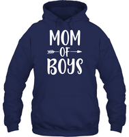Mom Of Boys Family Shirt Unisex Heavyweight Pullover Hoodie