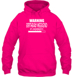 Warning Birthday Weekend In Progress Unisex Heavyweight Pullover Hoodie