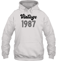1987 Retro Vintage Birth Year Blast Unisex Heavyweight Pullover Hoodie