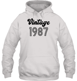 1987 Retro Vintage Birth Year Blast Unisex Heavyweight Pullover Hoodie