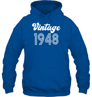 1948 Retro Vintage Birth Year Blast Unisex Heavyweight Pullover Hoodie