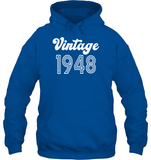 1948 Retro Vintage Birth Year Blast Unisex Heavyweight Pullover Hoodie