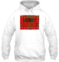 Merry Christmas Shirt  With Plaid For Women