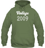 2009 Retro Vintage Birth Year Blast Unisex Heavyweight Pullover Hoodie