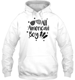 All American Boy 4th Of July Shirt Unisex Heavyweight Pullover Hoodie