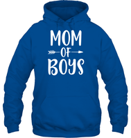 Mom Of Boys Family Shirt Unisex Heavyweight Pullover Hoodie