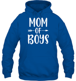 Mom Of Boys Family Shirt Unisex Heavyweight Pullover Hoodie
