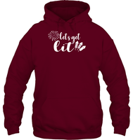 Let's Get Lit 4th Of July Shirt Unisex Heavyweight Pullover Hoodie