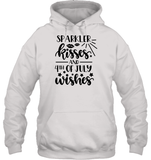Sparkler Kisses 4th Of July Shirt Unisex Heavyweight Pullover Hoodie