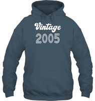 2005 Retro Vintage Birth Year Blast Unisex Heavyweight Pullover Hoodie