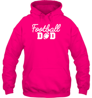 Football Dad Shirt - The Ultimate Game Day Essential Unisex Heavyweight Pullover Hoodie