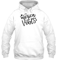 Merica Vibes 4th Of July Shirt Unisex Heavyweight Pullover Hoodie