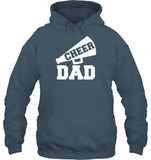 Cheer Dad With Megaphone Unisex Heavyweight Pullover Hoodie