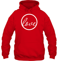 Love Valentine's Day Unisex Heavyweight Pullover Hoodie