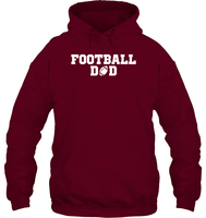 Football Dad Shirt - The Ultimate Game Day Essential Unisex Heavyweight Pullover Hoodie
