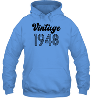 1948 Retro Vintage Birth Year Blast Unisex Heavyweight Pullover Hoodie