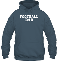 Football Dad Shirt - The Ultimate Game Day Essential Unisex Heavyweight Pullover Hoodie