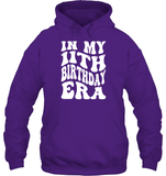 In My 11th Birthday Era Birthday Shirt Unisex Heavyweight Pullover Hoodie