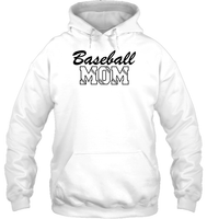 Baseball Mom Shirt Unisex Heavyweight Pullover Hoodie With Baseball Stripes