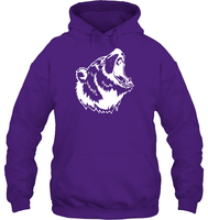 Angry Bear Shirt Unisex Heavyweight Pullover Hoodie