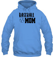 Baseball Mom Shirt Unisex Heavyweight Pullover Hoodie With Baseball