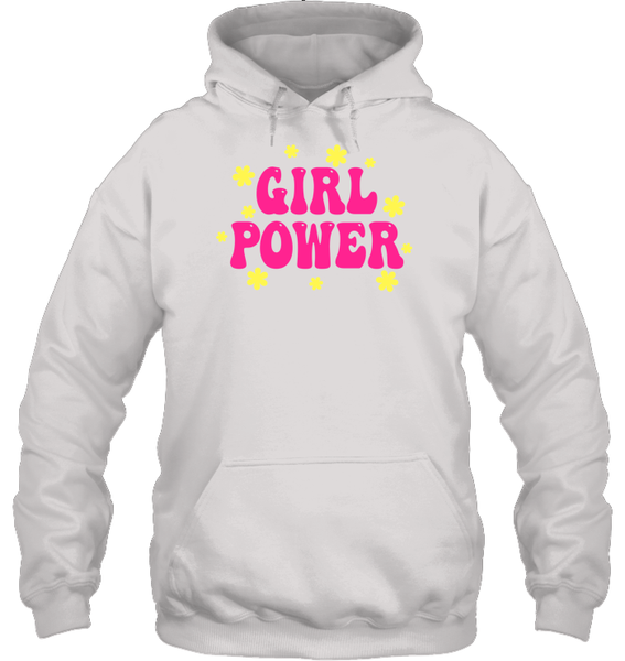 Girl Power Shirt Unisex Heavyweight Pullover Hoodie