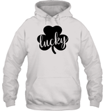 Lucky St Patrick's Day Shirt Unisex Heavyweight Pullover Hoodie