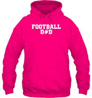 Football Dad Shirt - The Ultimate Game Day Essential Unisex Heavyweight Pullover Hoodie
