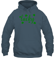 Lucky St Patrick's Day Shirt Unisex Heavyweight Pullover Hoodie