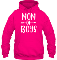 Mom Of Boys Family Shirt Unisex Heavyweight Pullover Hoodie