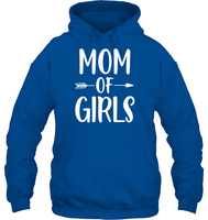 Mom Of Girls Family Shirt Unisex Heavyweight Pullover Hoodie