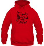 Sun Sand & A Drink In My Hand Bachelorette Unisex Heavyweight Pullover Hoodie For Women