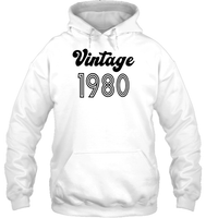 1980 Retro Vintage Birth Year Blast Unisex Heavyweight Pullover Hoodie