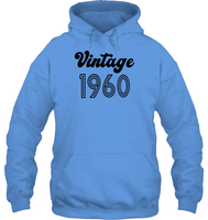 1960 Retro Vintage Birth Year Blast Unisex Heavyweight Pullover Hoodie